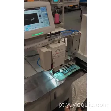 Máquina automática de pregas de cortina com espaçamento de 10-28 cm